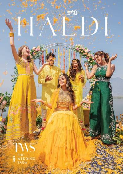 Haldi The Wedding Saga By S4U Designer Partywear Indo Western Collection